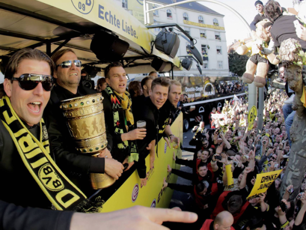 Borussia Dortmund já está a preparar os festejos da conquista do título